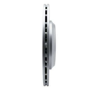 Tesla Model 3 Brake Rotor (1) - Rear Right - R1 Concepts - Drilled & Slotted - Silver - `17-`25